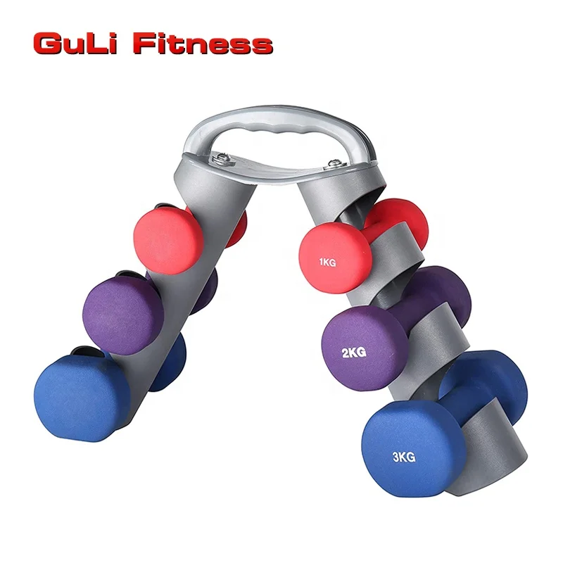 

Guli Fitness Neoprene Dumbbell Weight Training Home Gym for Women Ladies Kids Arm Hand Weights Dumbbell Set, Colorful or cusromized
