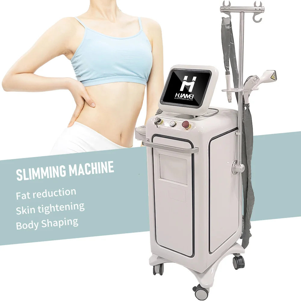 

4 in 1 V8 Massage Body Shaping System Infrared Laser Cavitation Vacuum RF Roller Body Slimming Machine