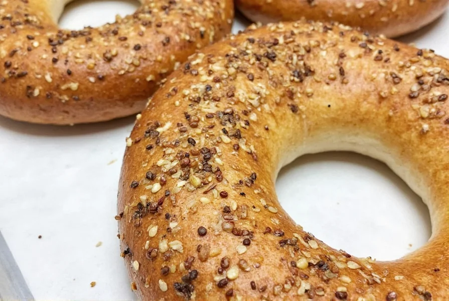 Final Shot Everything Bagel on Plate