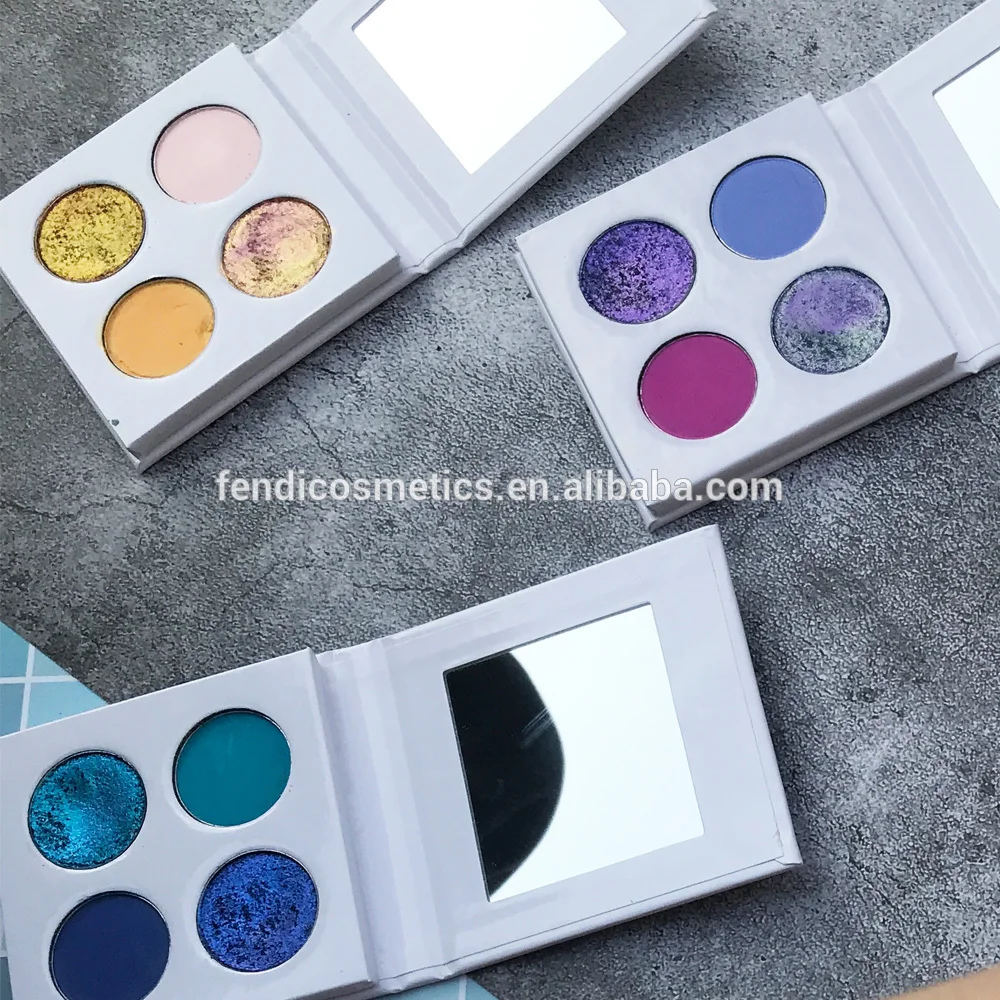 

Duochrome eyeshadow palette DIY 4 color 6 color 9 color eyeshadow palette