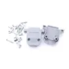DB15 plug Two Rows Of 15 Pins Angled Outlet Shell 45 Degree Housing Male And Female Connectors Parallel Wire Bonding Head Adapts