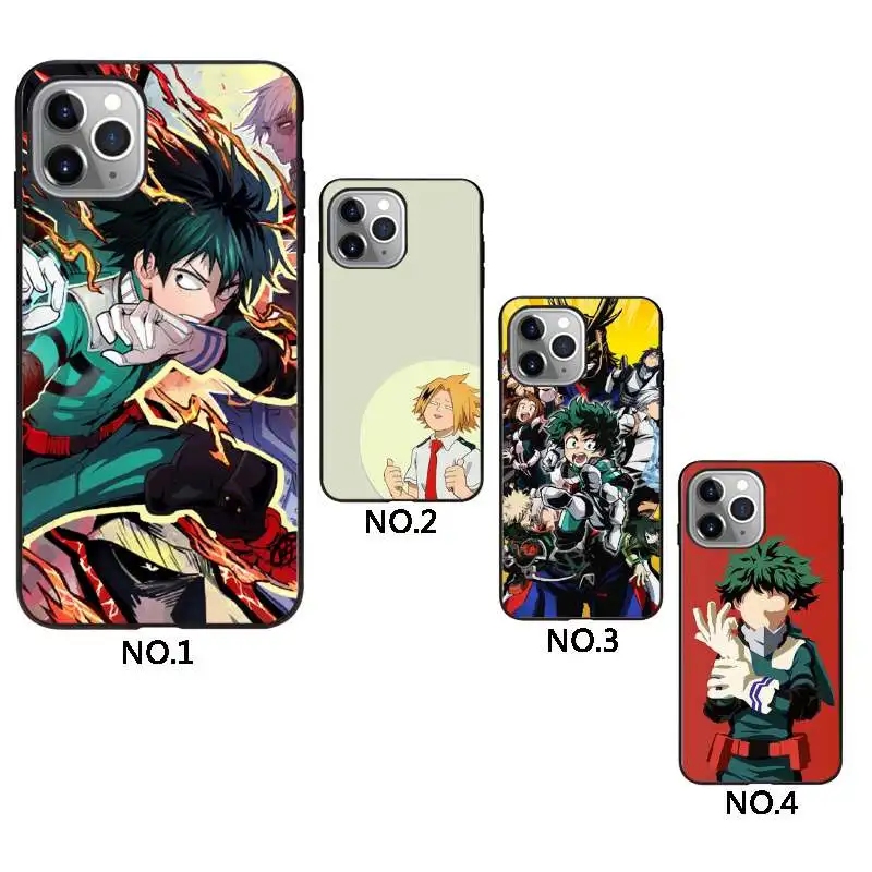 

Anime My Hero Academia protection phone cover for iphone 12, Black