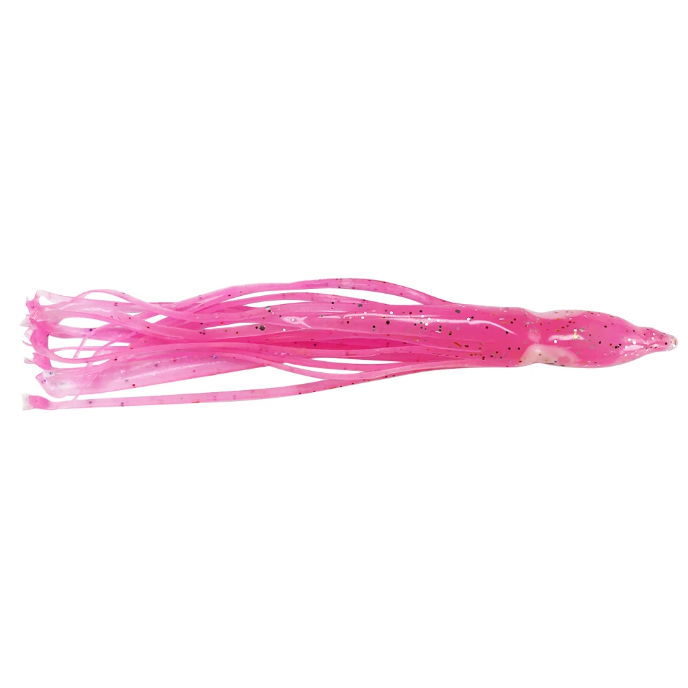 

Newbility hot sale 12cm Saltwater Soft plastic silicone squid Fishing Lure octopus Skirt Lures, 12 colors