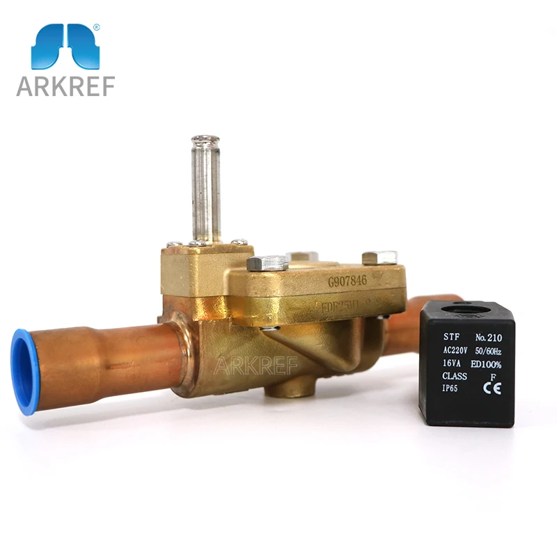 

Good Price Air Conditioning Refrigeration Parts Solenoid Valve Control Valves Solder Connection