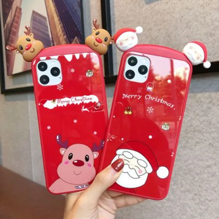 

In store silicone glass anti-fall cute phone back cover shockproof mobile phone case cover for iphone 11 pro max