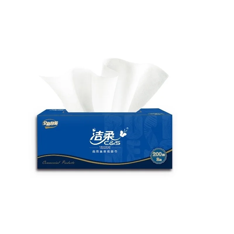

Wholesale Daily Use Facial Tissue 100% Virgin Pulp Face Tissue For Home