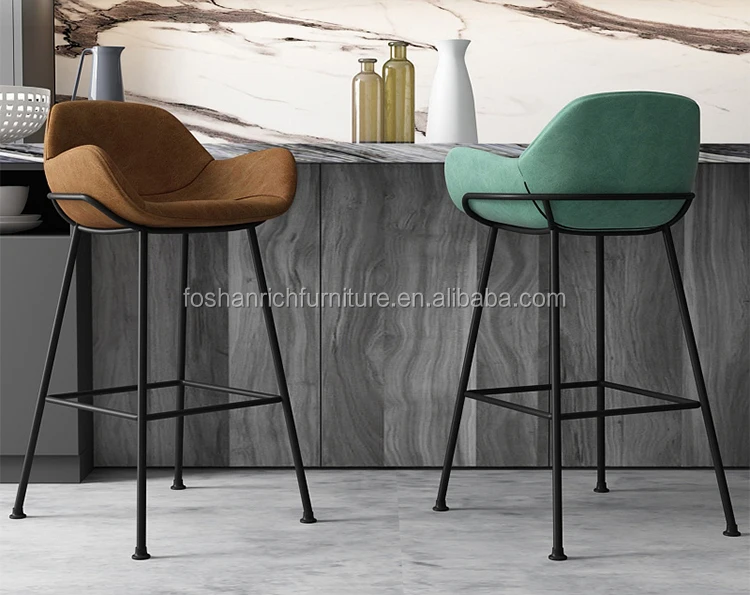 bar stools with iron legs