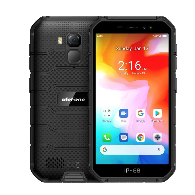 

Ulefone Armor X7 Rugged Phone 2GB 16GB IP68 IP69K Waterproof 5.0 inch Android 10 Phones