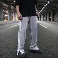 

Usa street side stripe sweat pants mens dropshipping mens tracksuit pants with zipper