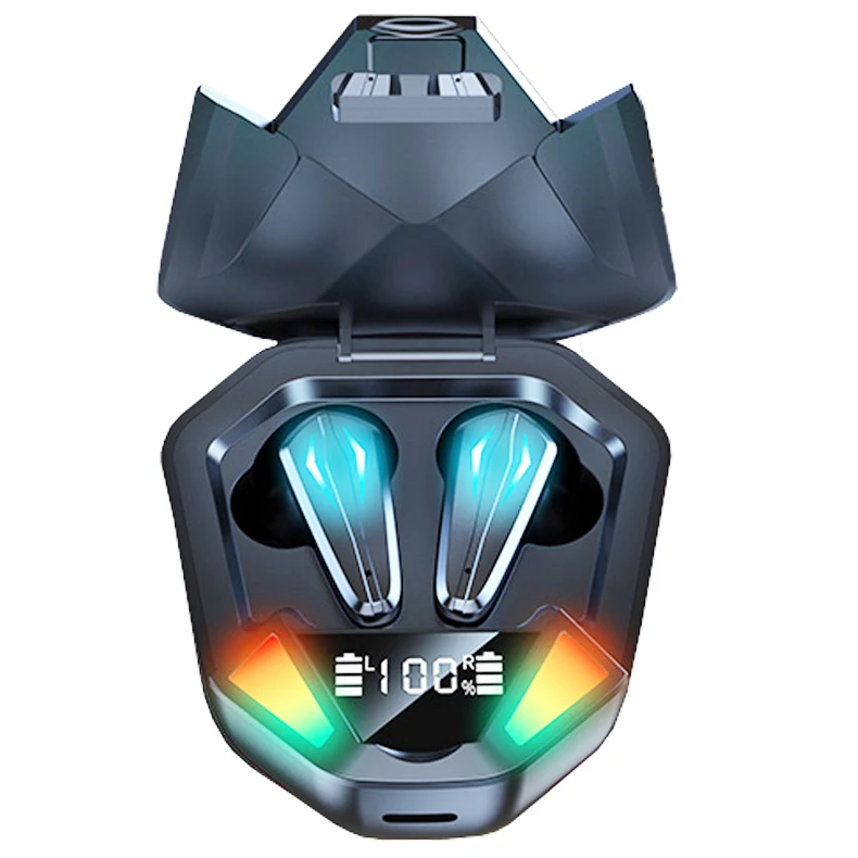

X6 Wireless Gaming Earbuds With LED Lights Low Latency Game-Audio Mode Dual Sports Waterproof Earphone Headphone