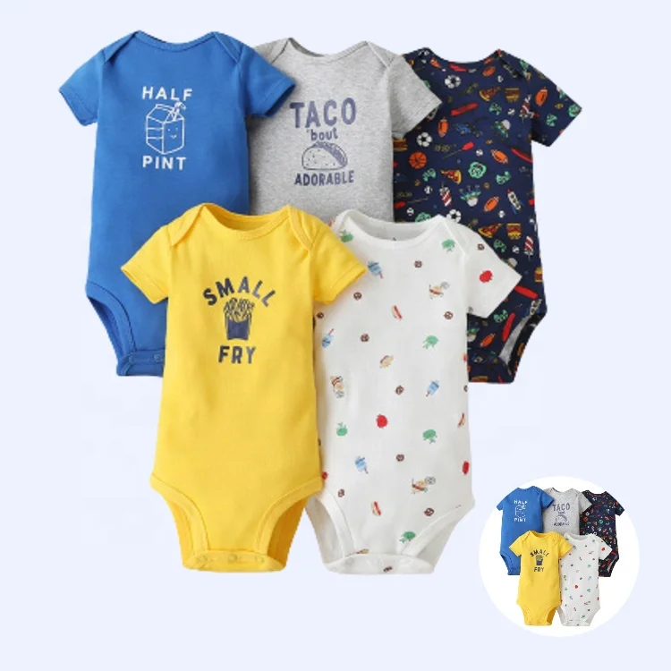 

RTS multi colors high quality baby clothing baby boys' rompers