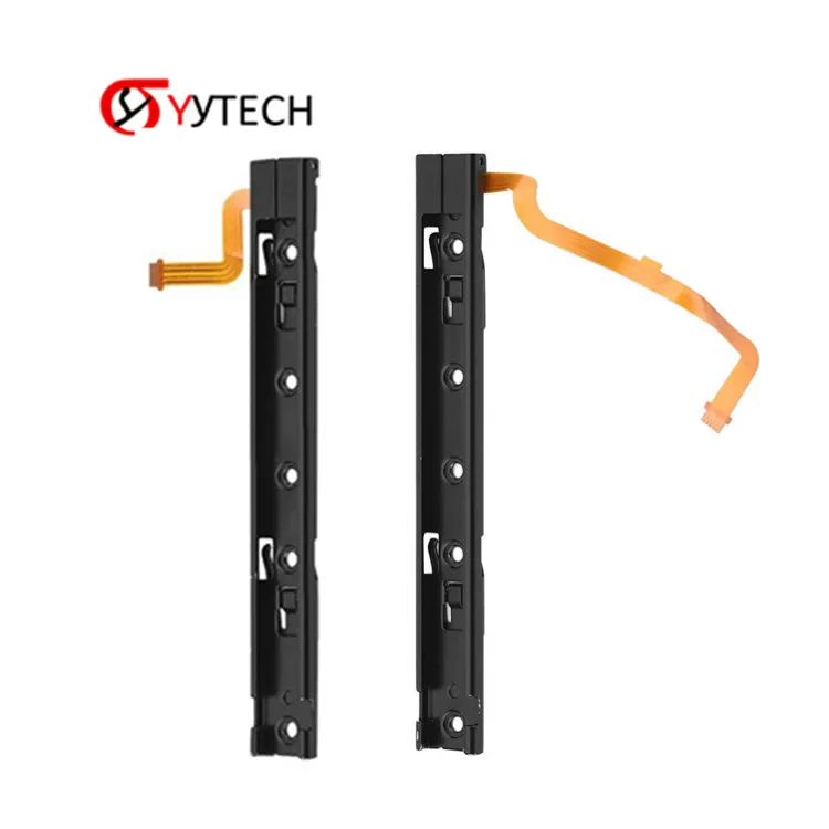 

SYYTECH 2 in 1 Left Right Railway Slider Assembled for Nintendo Switch NS Console, Black