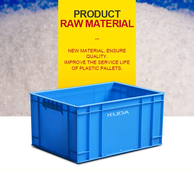 Storage Kuuda KUDA 500-250A-SLZZX Plastic Turnover Box Heavy Duty Stackable Storage ...