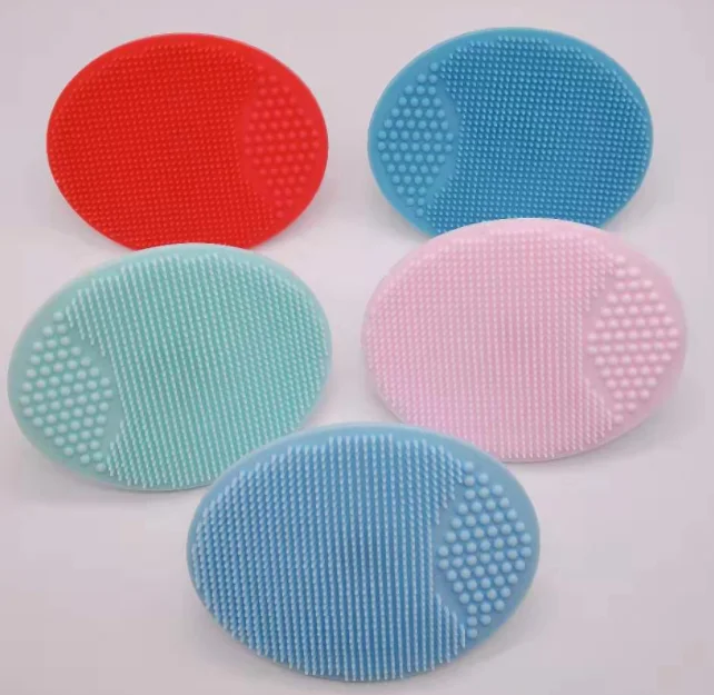 

makeup cleaner brush Beauty Washing Tools Large oval silicone cleansing facial brush