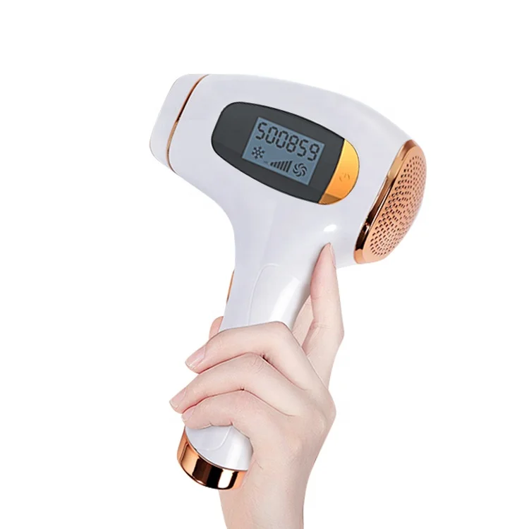 

2021 Newest Good Quality Super Fast Light ipl laser machine home use ipl machine Systems Ice Cooling ipl Hair Removal Handset, Gold silver