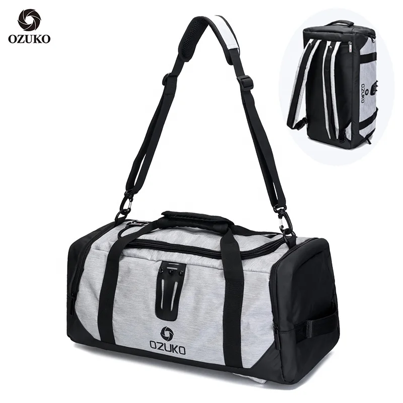 

Ozuko D9005 Sublimation Spend The Night Gym Duffle Bag Camping Football Travelling Backpack Golf Sneaker Men Travel Bag