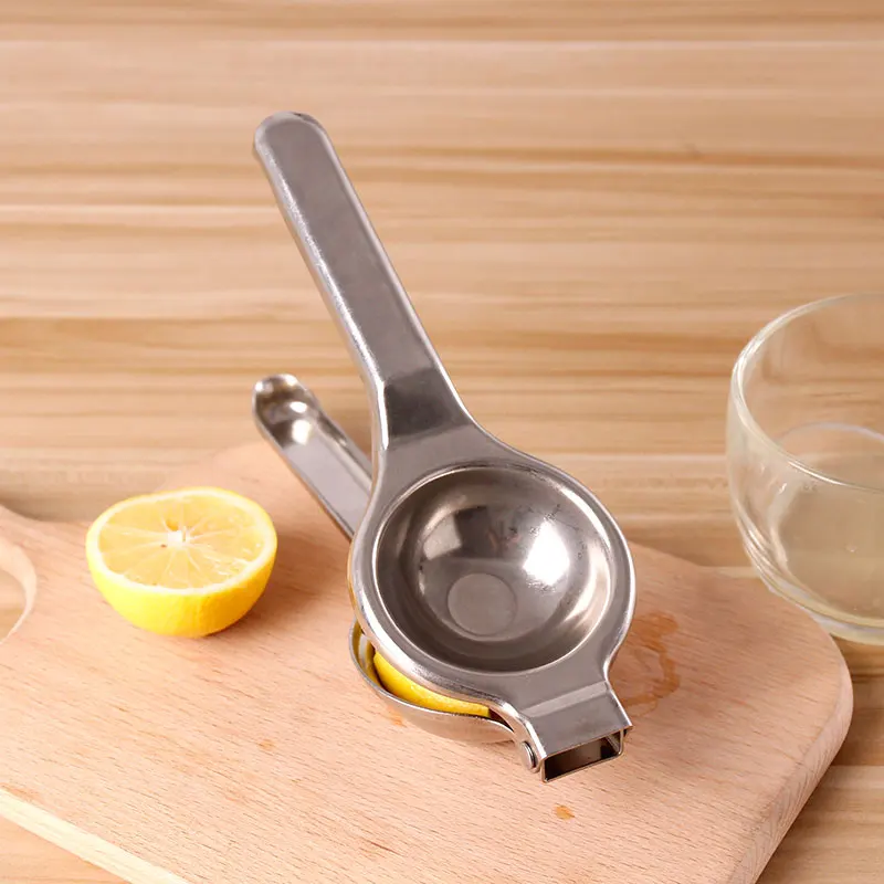 

Lemon Squeezer Stainless Steel Orange Squeezer Lemon Juicer Squeezer Manual Citrus Press Juicer, Siliver