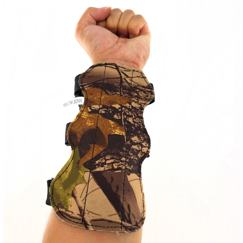

Adjustable Camo Archery Arm Guard Protector With 3 Straps