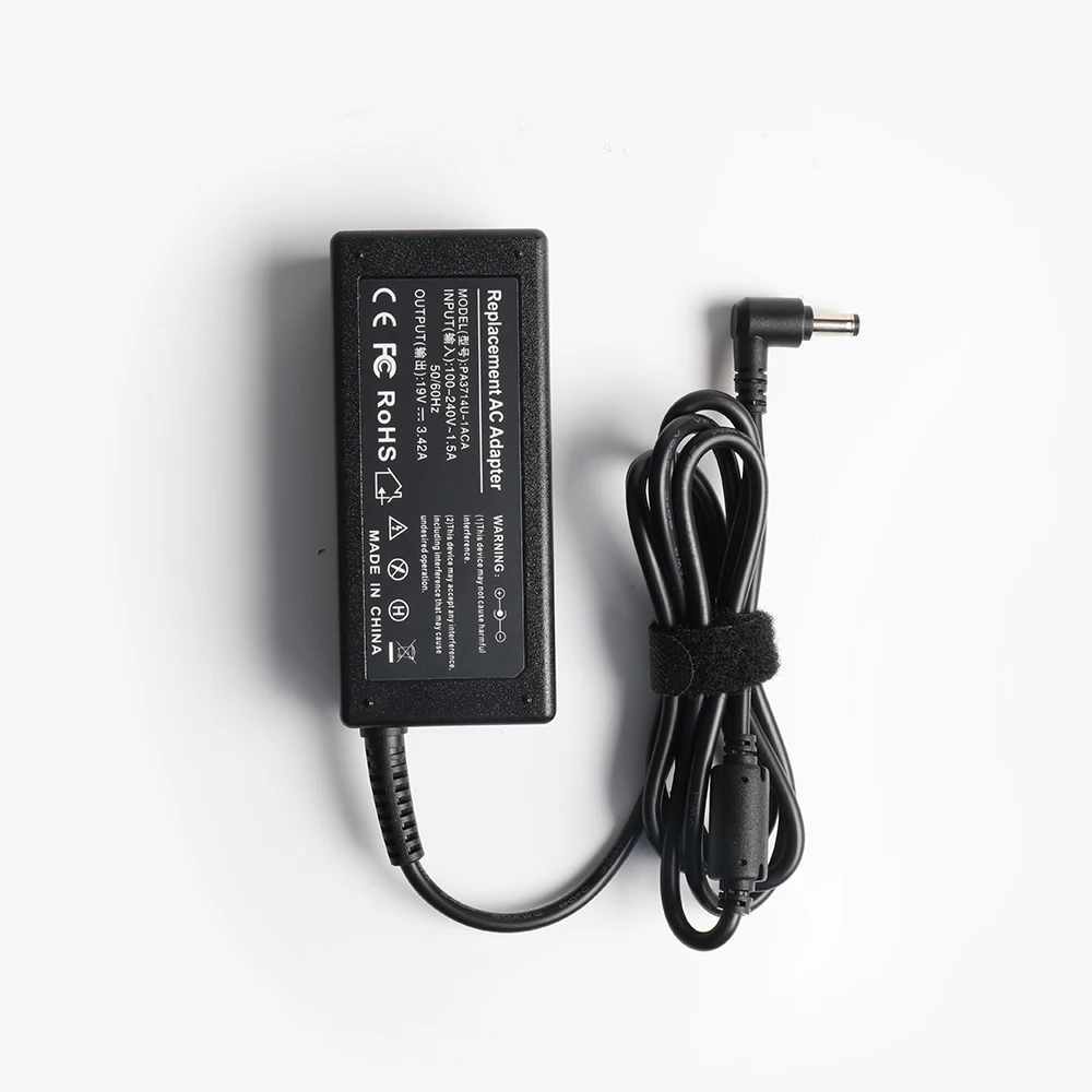 

Universal ac to dc 65W 19V 3.42A Power Adapter Charger For Toshiba and For Lenovo with 5.5*2.5MM, Black