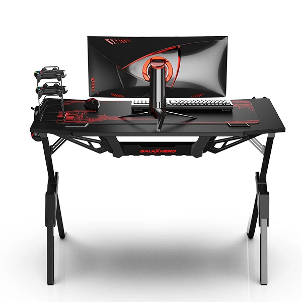 
2020 NGC-I 1.2m cheap hot sale desk for PC gaming computer gaming desk with MDF carbon fiber desktop 
