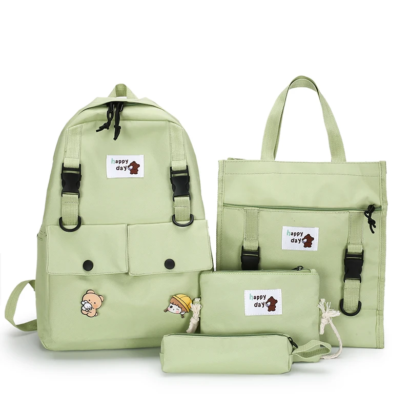 

4 in 1 Set Wholesale cartoon shoulder bag school backpack set for Kids