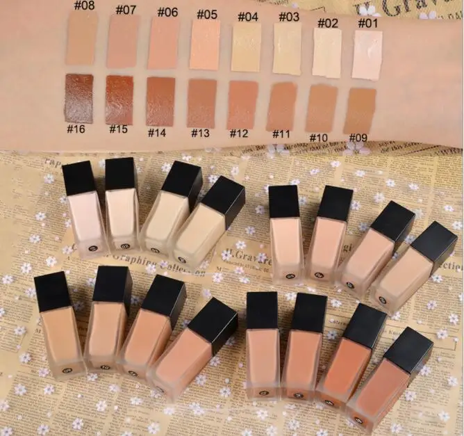 

Factory Supply foundation stick container OEM Foundation Makeup Private Logo 16 Colors concealer Liquid foundation, 12 colors