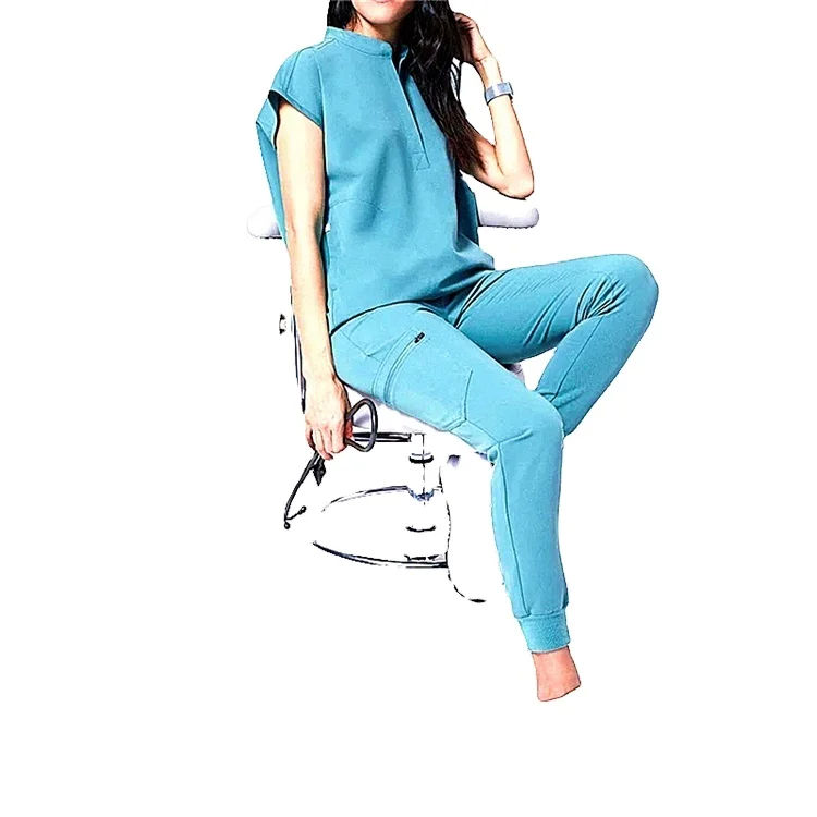 

Lightweight Custom Breathable Elastic Men Scrub Suit, Customized