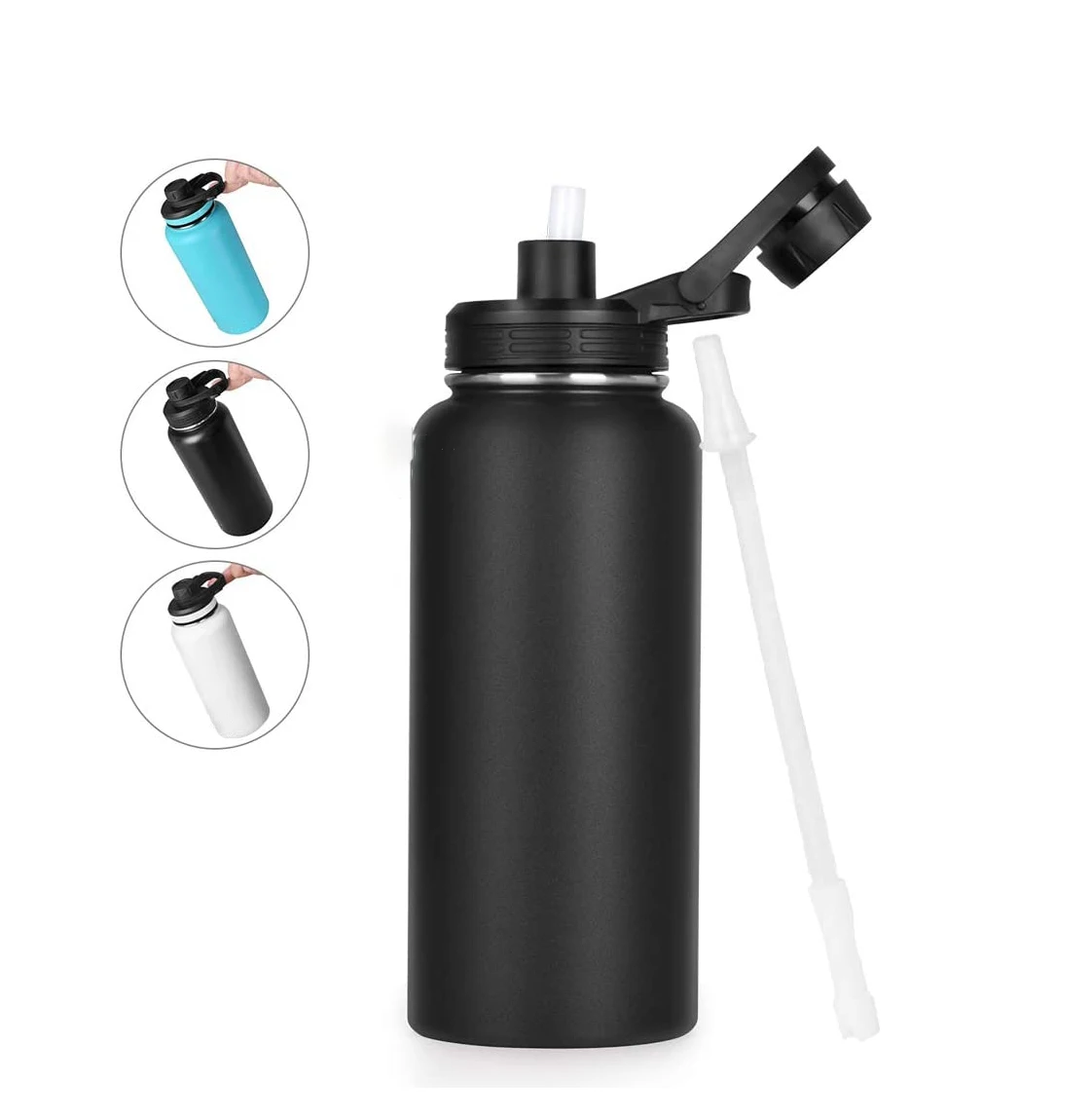 

22oz Outdoor Vacuum Insulated Double Walled Leakproof Sports Stainless Steel Water Bottle, Customized color