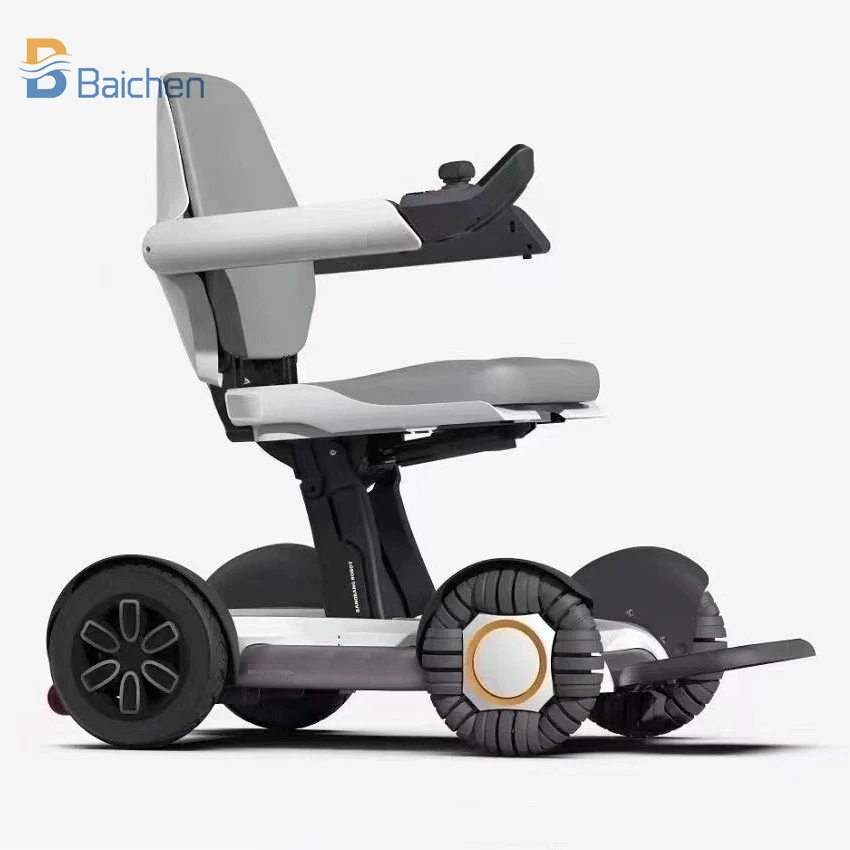 

High Performance Fashionable Automatic Remote Wheelchair Folding Powerful Intelligent 4 Wheel Electric Wheelchair Scooters
