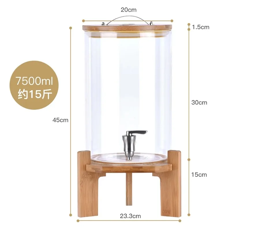 Beverage Drink Dispenser With Wood Stand Buy Drink Beverage Dispenser