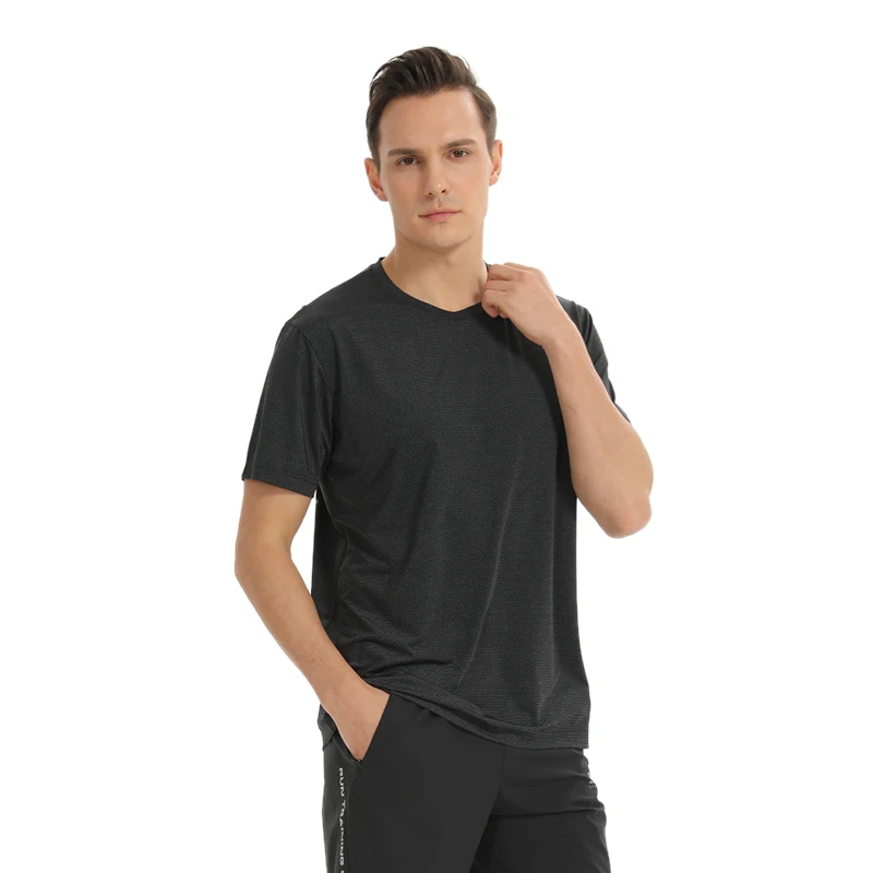 

Premium men's blank t-shirts latest t shirt men Stretch embroidered icy breathable Shirt