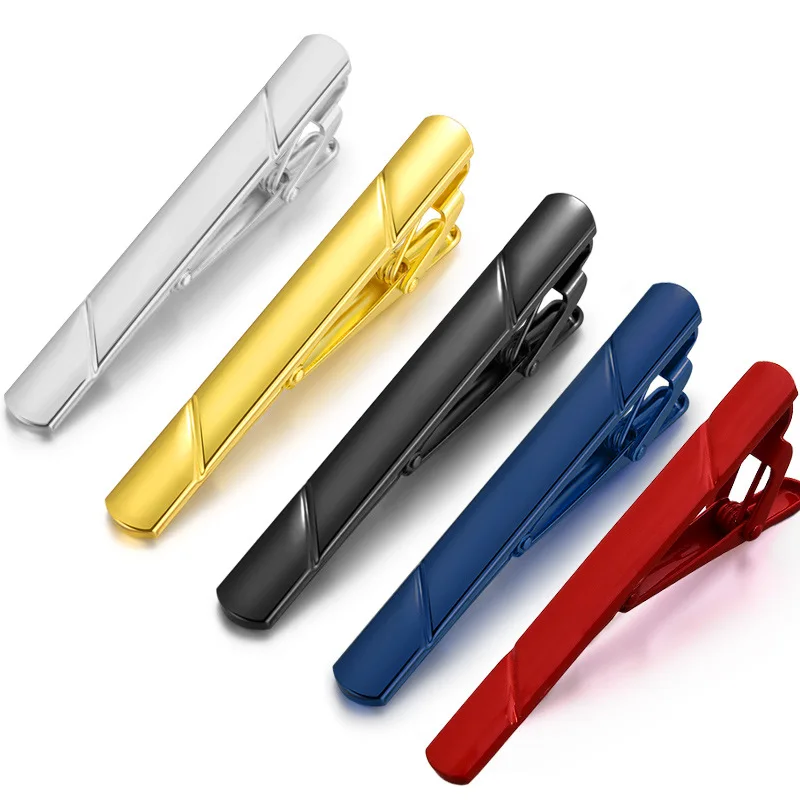 

Multi Color Copper Neck Tie Clips For Men