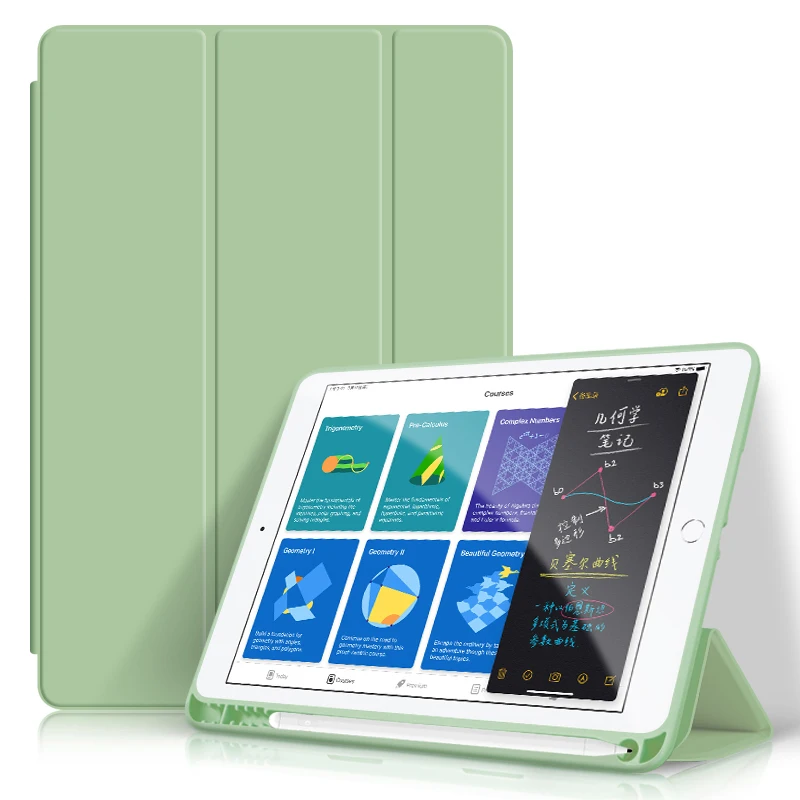 

tablet case for ipad shockproof leather pro case with pen slot