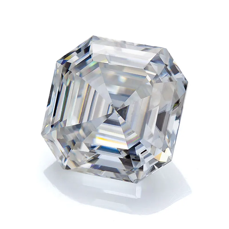 

Thriving Gems Hot Sale High Quality Direct Factory Price Lab Created Top Clarity White Asscher Cut Moissanite Diamond