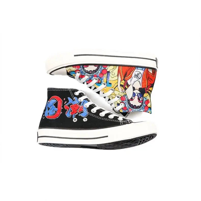 

IDX 2021 canvas shoes Graffiti Casual Men Customized Brand casual shoes, Customized colors