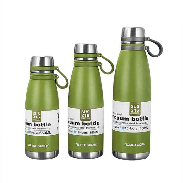 

large capacity insulated water thermos high grade 304 stainless steel sports slim vacuum flask