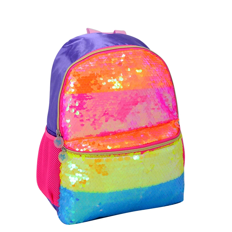 

RTS School backpack Big sequin Ready to ship of sequin children backpack teens school bag trip backpack cheap stcok