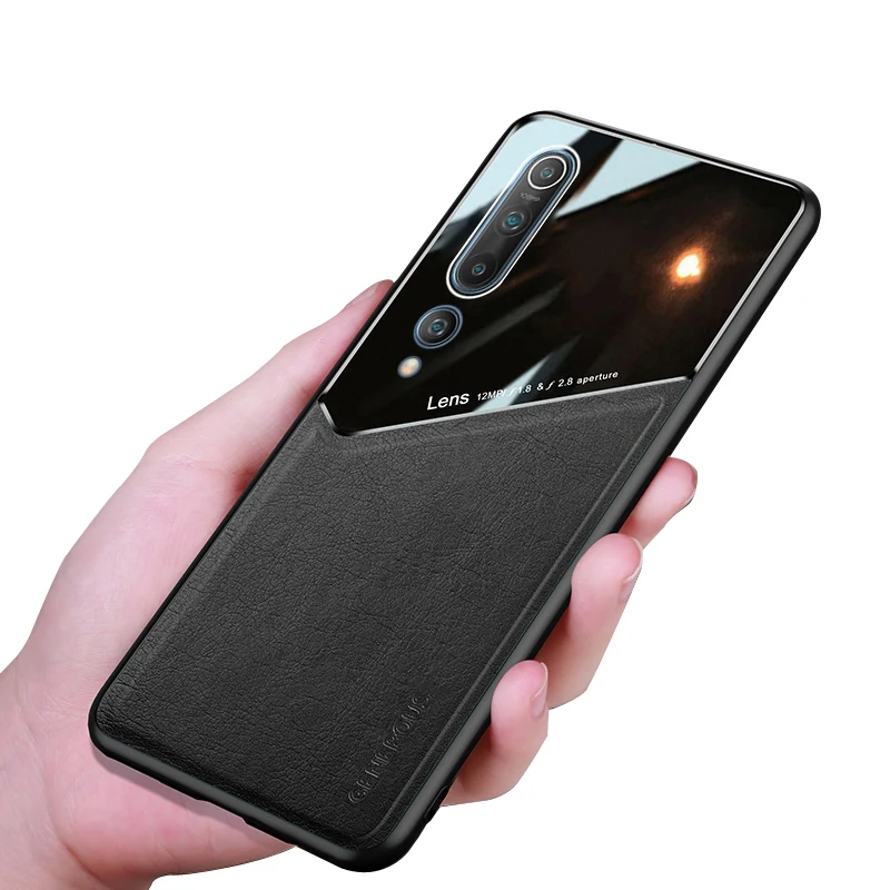 

Cases Xioami Note 10t Mi10 Lite Pro Ultra Mi10t Note10 Mirror Leather Cover Fashion for Xiaomi Mi 10 Phone Case
