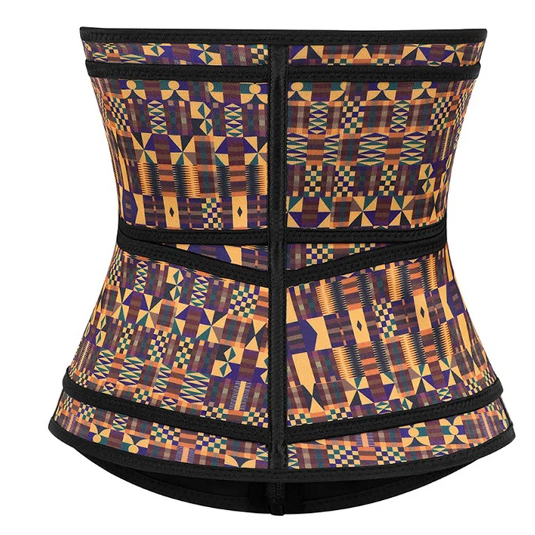 

Hot Selling ATBUTY Fitness Fajas Waist Trainer Slimming Double Belt Latex Corset