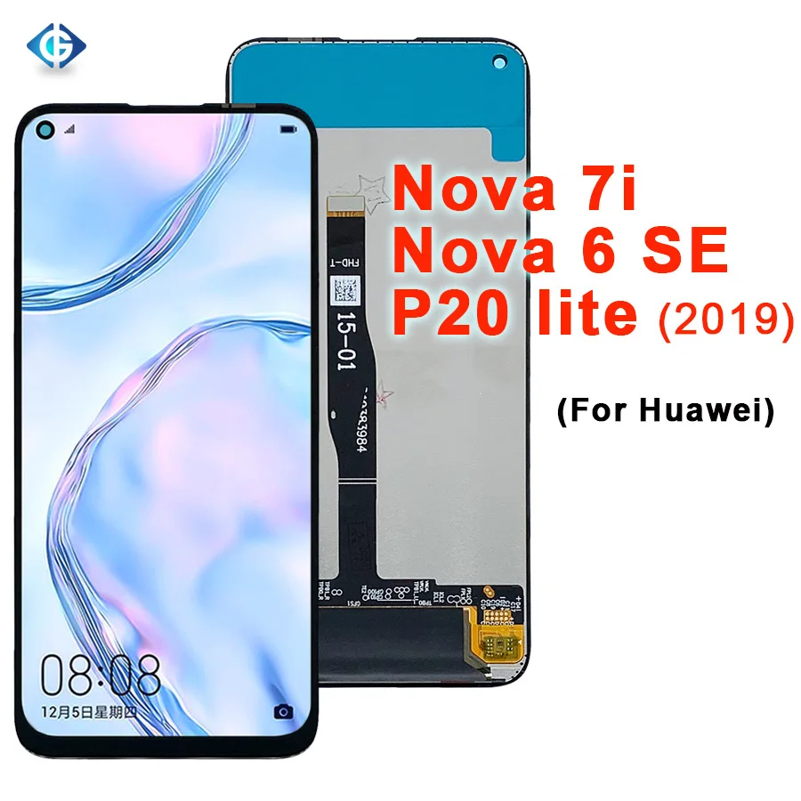 

Hot Sale LCD Display with Touch Screen Digitizer LCD for Huawei Nova 7i, Black