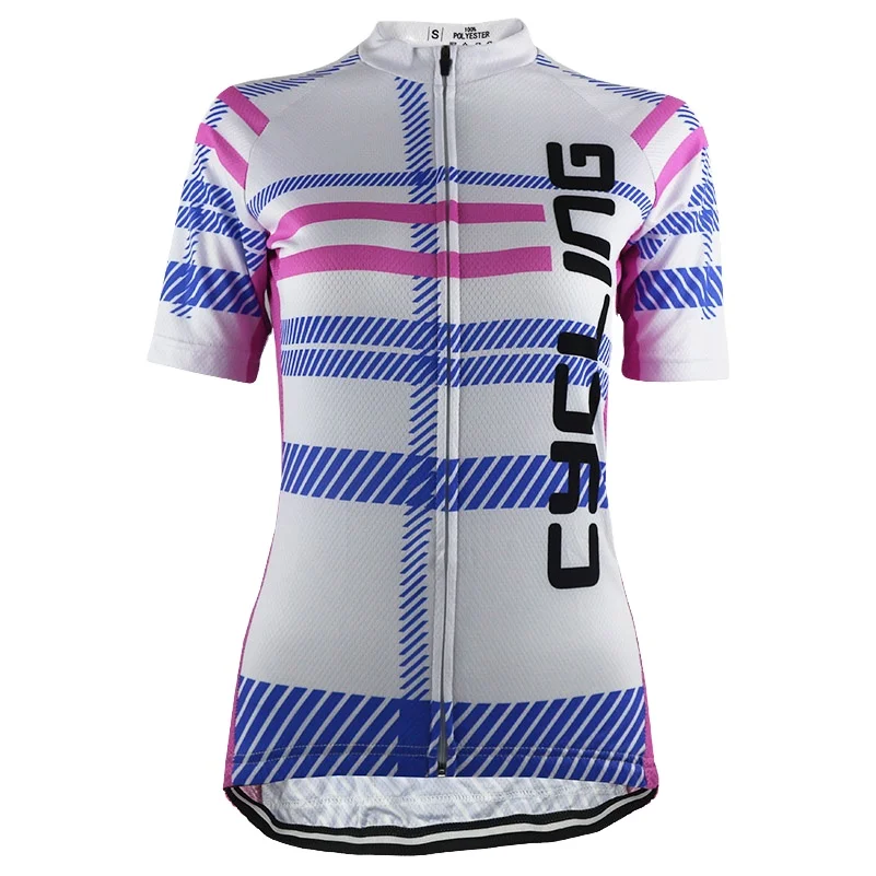 

HIRBGOD HK045 Popular Team Cycle Jersey Women Short Sleeve Bike Jersey Comfortable Cycling Jersey Plus Size Cycling Wear