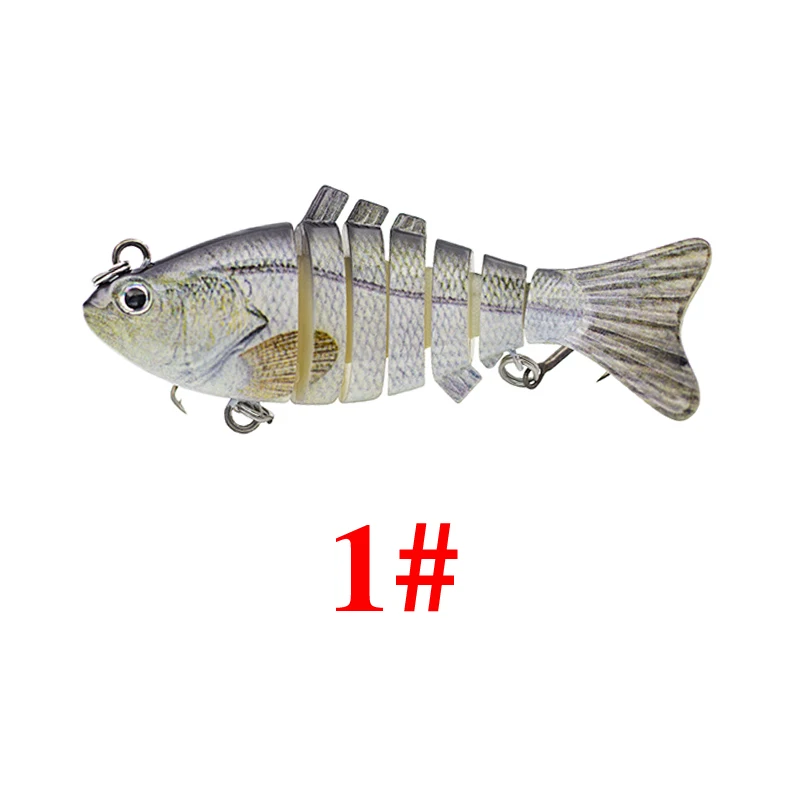 

Hot Sale Direct Selling Perch Lures Hard Body Unpainted Swim Bait for Ocean Beach Fishing, 6 colors