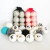 Factory sale 2019 Amazon bestseller organic merino wool dryer balls 6 pack New zealand wool balls for laundry