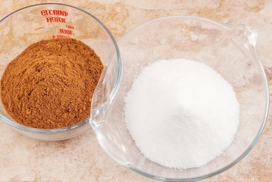 Close-up comparison of Ceylon cinnamon sticks versus Cassia cinnamon sticks showing the visual differences in texture and color