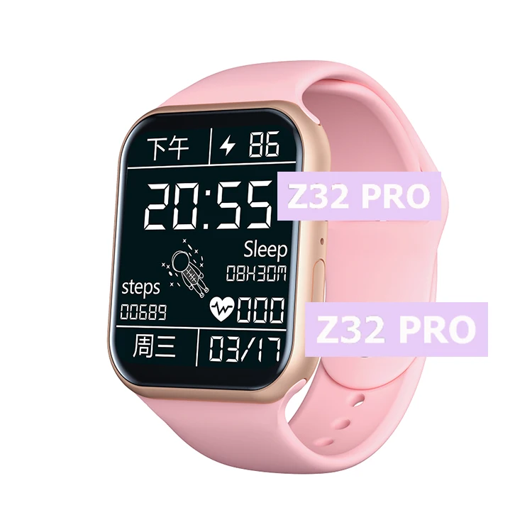 

New Outdoor Sports 1.7inch Z32 Pro Smartwatch TFT Display Series 6 Reloj Wireless Blue tooth Phone Call Fitness Bracelet Watches