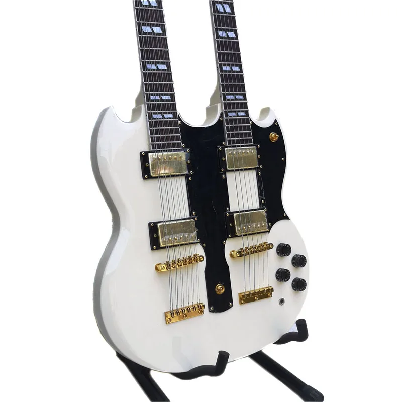 

Electric Guitar Double Neck Guitar 6&12 Strings Mahogany Body