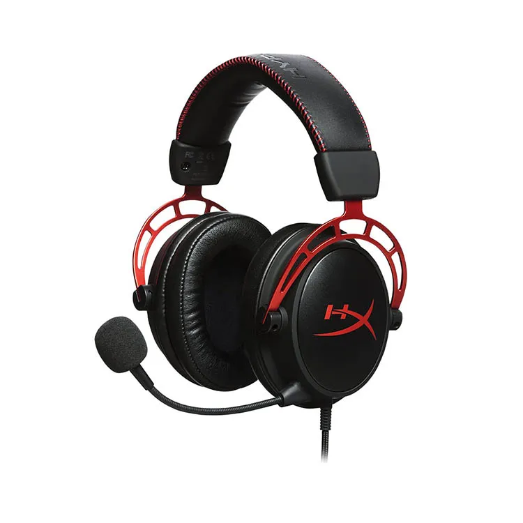 

Hyper X Cloud Alpha headphone gaming headset wired for gamer earphone headphones, Red