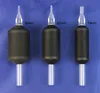 Factory OEM LOGO Design Disposable Tattoo Grips Tattoo Tubes Silicone Soft with Clear Long Tip