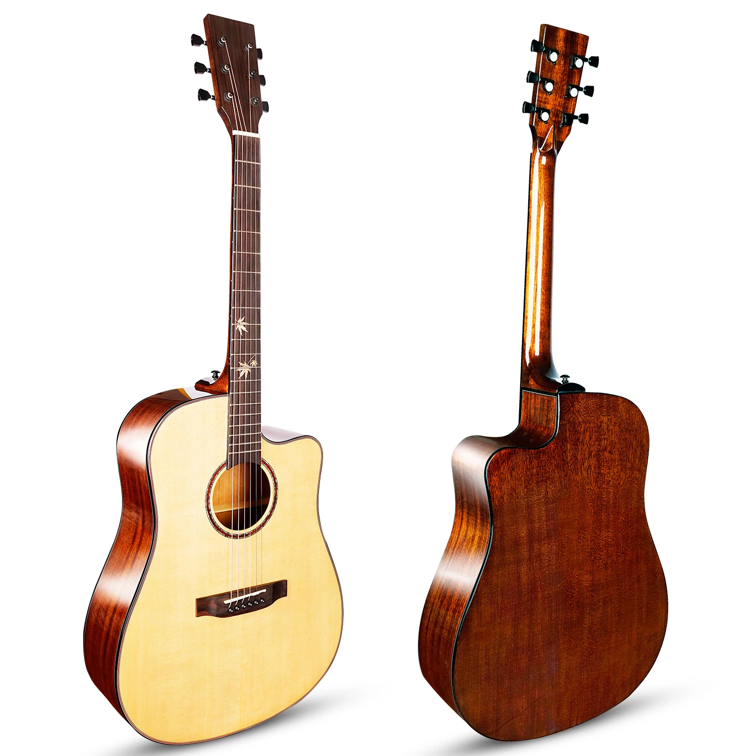 

Hot selling new product 41-inch spruce wood high quality professional acoustic guitar