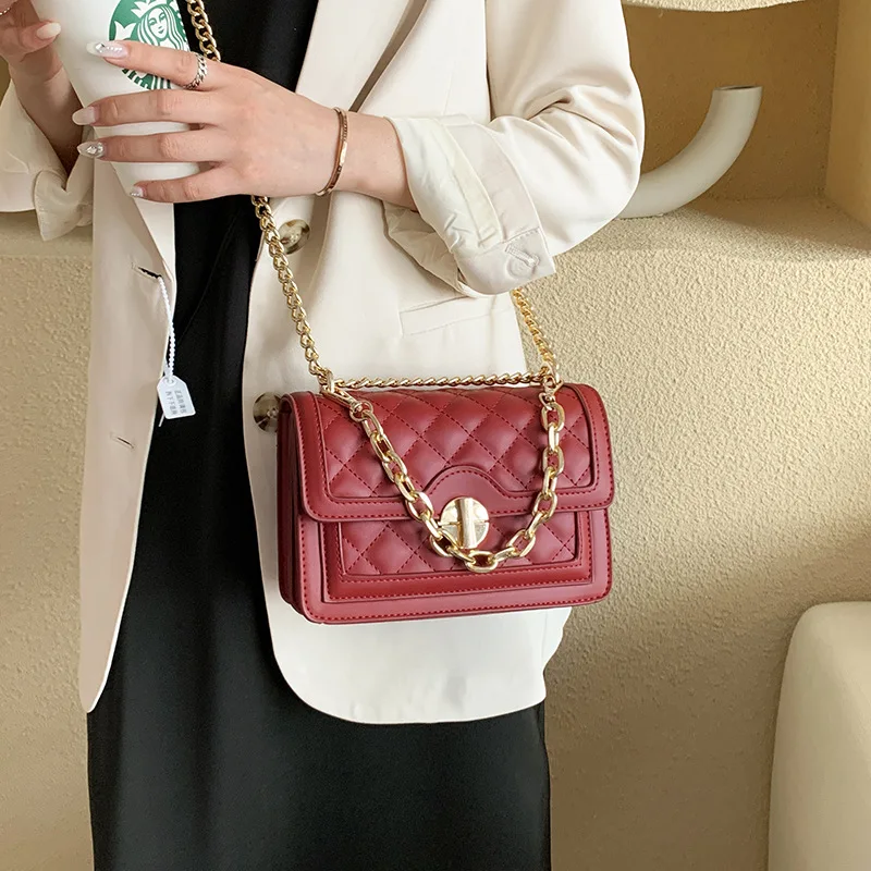 

Shoulder purse female women leather lady handbag for wedding, 4 color